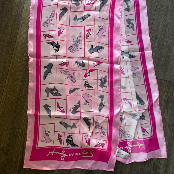 Andy Warhol Silk Scarf - Picture 1 of 4